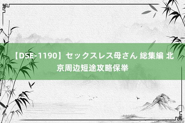 【DSE-1190】セックスレス母さん 総集編 北京周边短途攻略保举