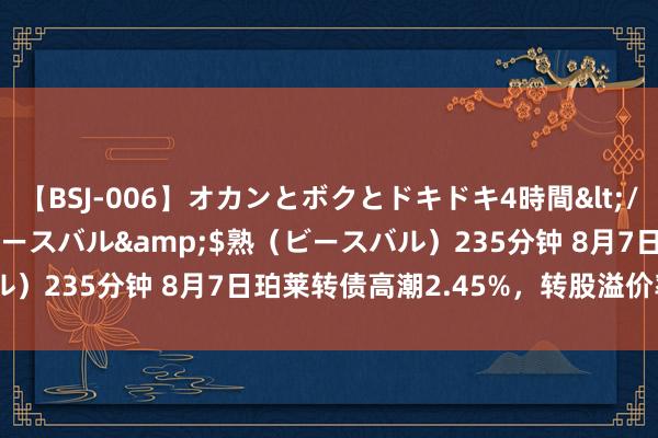 【BSJ-006】オカンとボクとドキドキ4時間</a>2008-04-21ビースバル&$熟（ビースバル）235分钟 8月7日珀莱转债高潮2.45%，转股溢价率36.28%