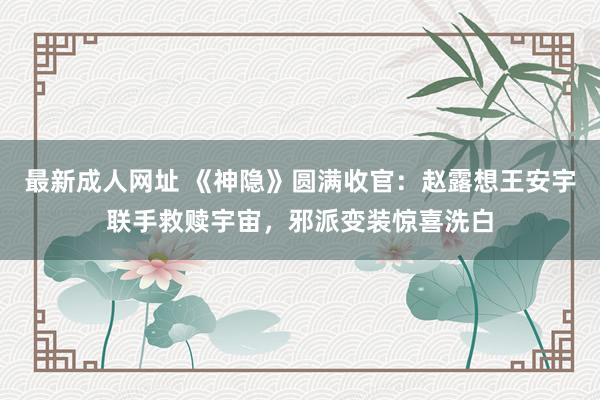 最新成人网址 《神隐》圆满收官：赵露想王安宇联手救赎宇宙，邪派变装惊喜洗白